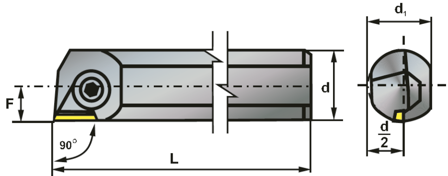 CTAPL 0025Q16 soustružnický držák